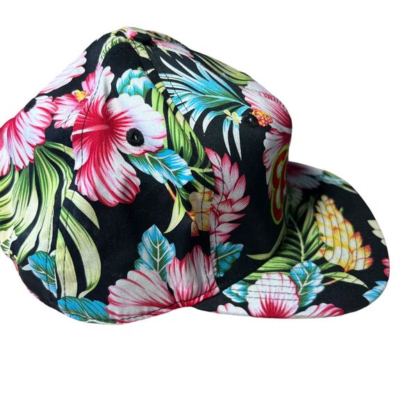 Double Portion Supply Hawaiian Baseball Cap Tropical Floral Adjustable Men Hat - Picture 2 of 7